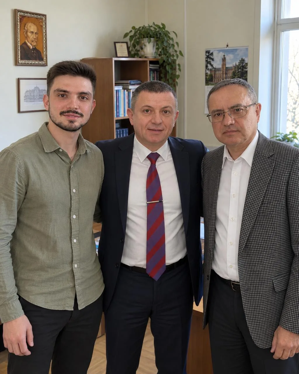 Ivan Kulchytskyi, MD, Prof. Oleh Pokotylo and Prof. Mykhailo Korda